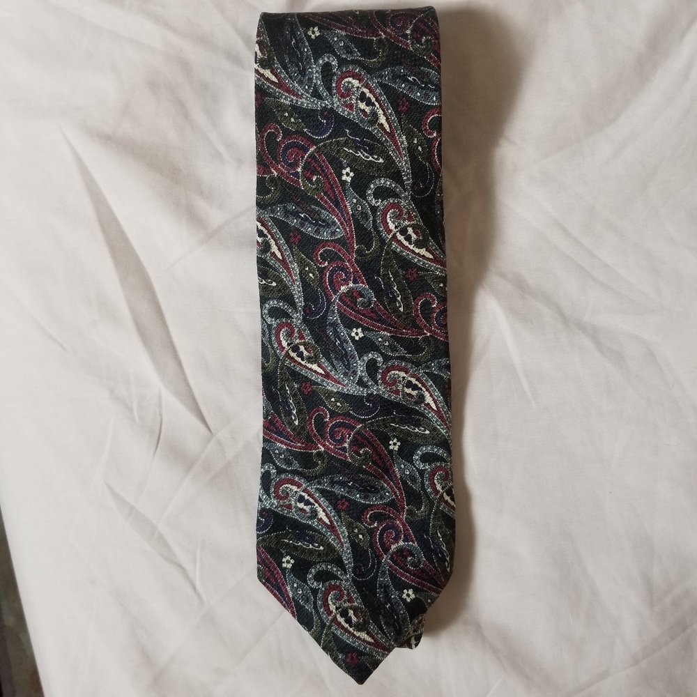 Robert Talbott for Cleghorns Mens Silk Tie - Picture 2 of 5